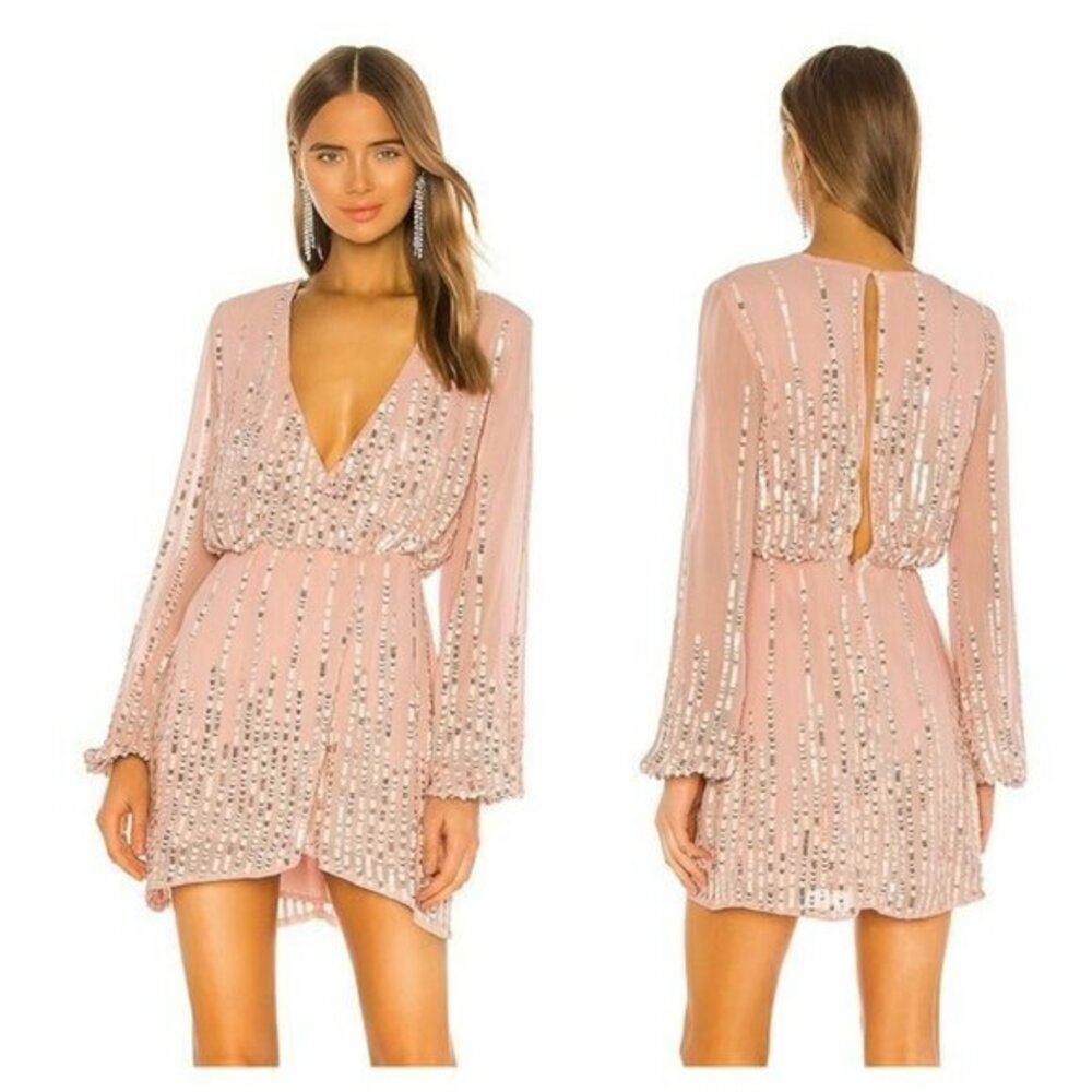 Lovers and Friends Poppy Mini Dress - Blush